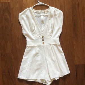 White Romper
